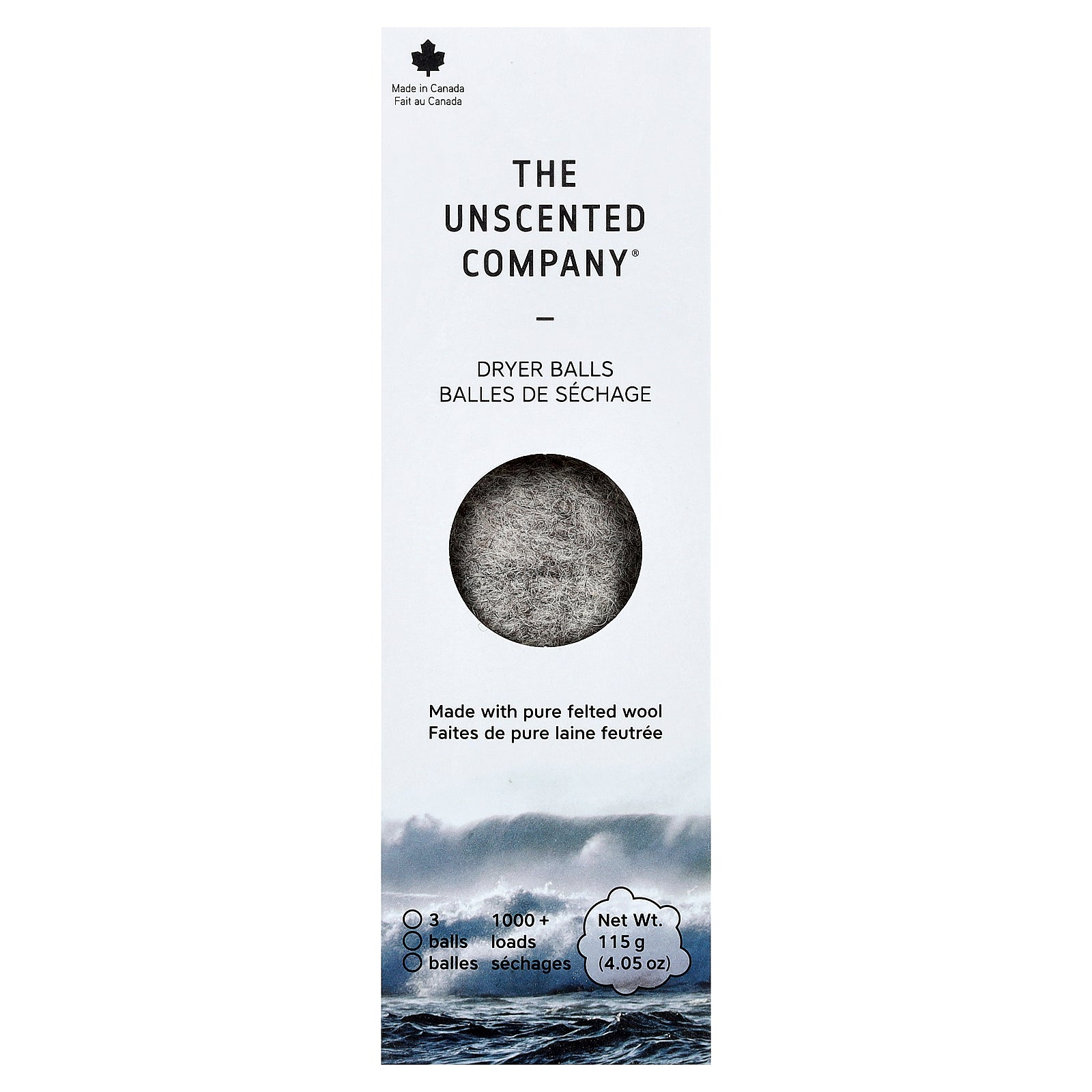 The Unscented Company, Dryer Balls, 3 Balls, 115 g (4.05 oz)