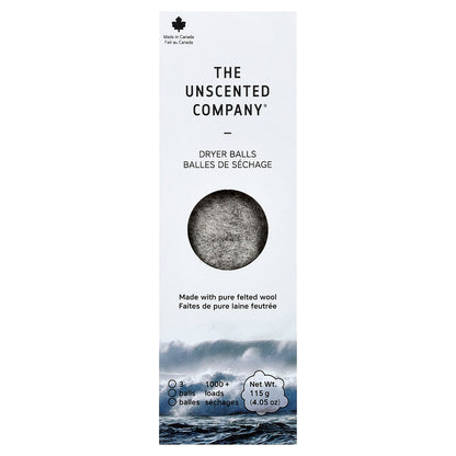 The Unscented Company, Dryer Balls, 3 Balls, 115 g (4.05 oz)
