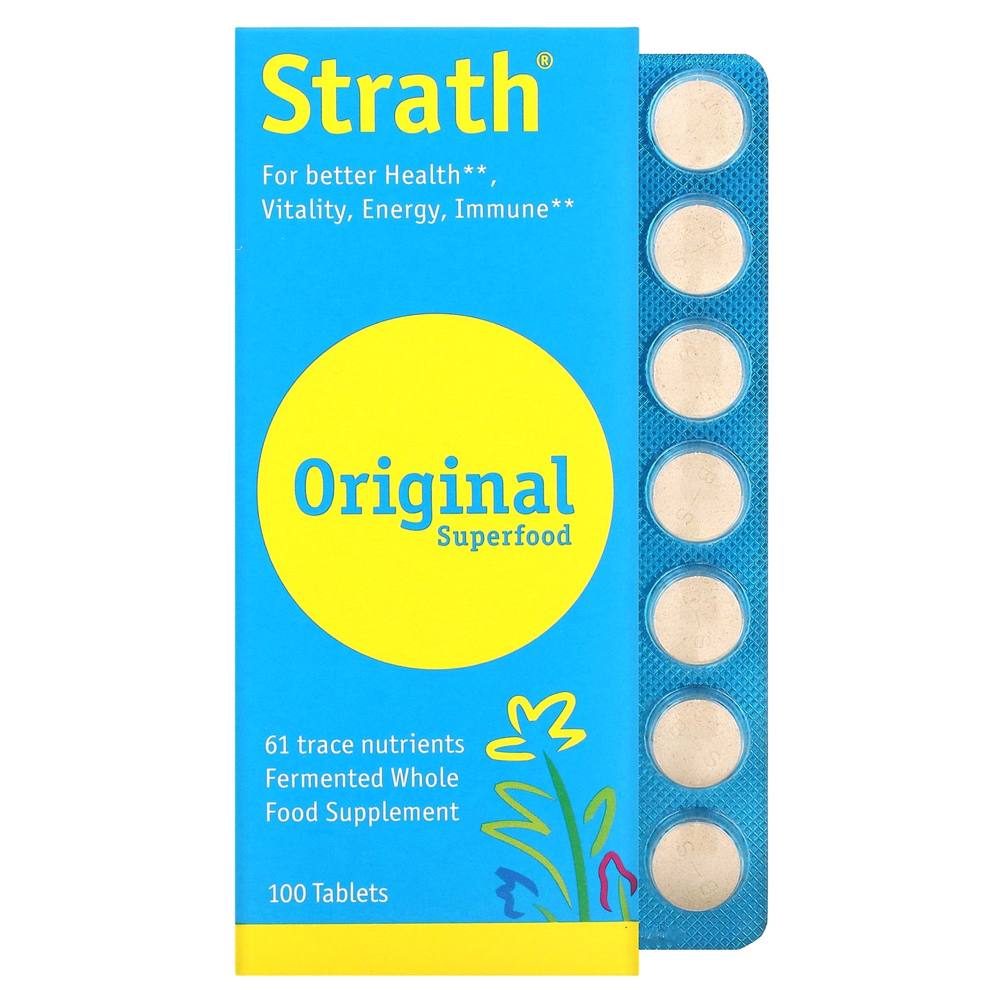 Bio-Strath, Strath by Bio-Strath, Original Superfood, 100 Tablets