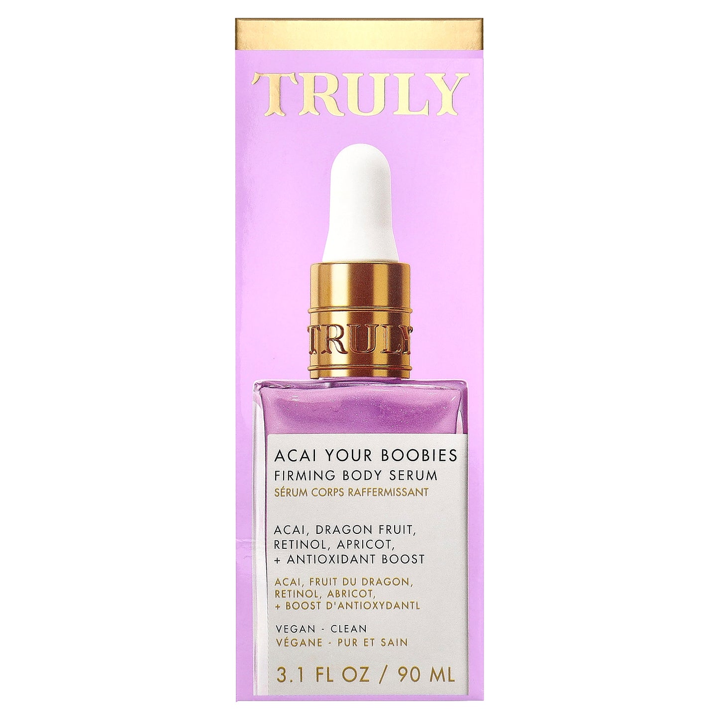 Truly Beauty, Acai Your Boobies Firming Body Serum, 3.1 fl oz (90 ml)