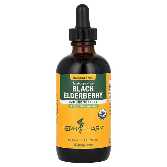 Herb Pharm, Black Elderberry, Alcohol-Free, 828 mg, 4 fl oz (120 ml)