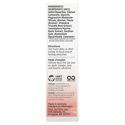 Weleda, Oral Care, Ratanhia Toothpaste, Peppermint, 2.5 fl oz (75 ml)