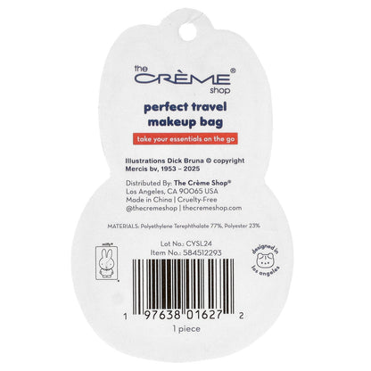 The Creme Shop, Miffy®, Perfect Travel Makeup Bag, 1 Bag