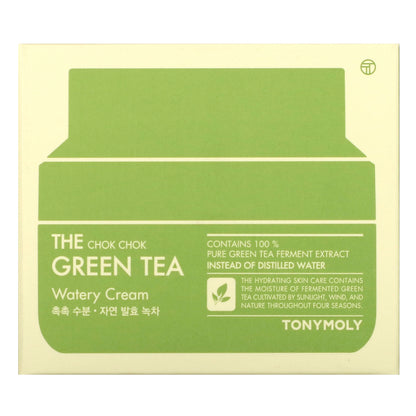 TonyMoly, The Chok Chok Green Tea, Watery Cream, 60 ml