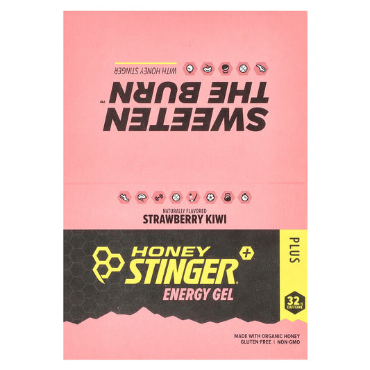 Honey Stinger, Energy Gel, Strawberry Kiwi, 24 Packets, 1.1 oz (31 g) Each