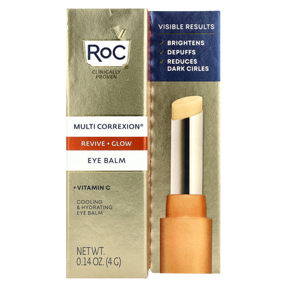 RoC, Multi Correxion®, Revive & Glow Eye Balm, 0.14 oz (4 g)