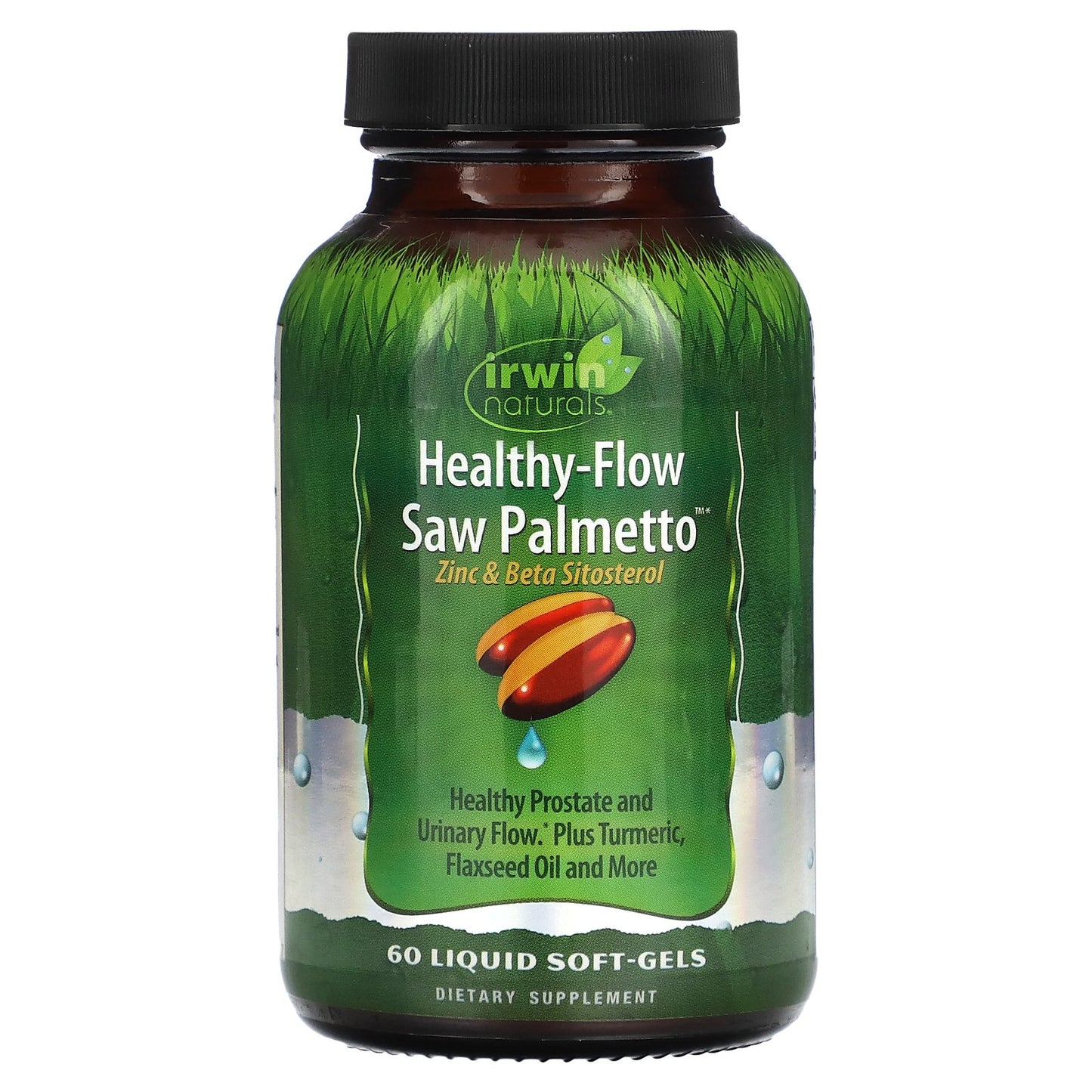 Irwin Naturals, Healthy-Flow Saw Palmetto, 60 Liquid Soft-Gels