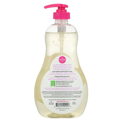 Dapple Baby, Bottle & Dish Soap, Sweet Lavender, 16.9 fl oz (500 ml)