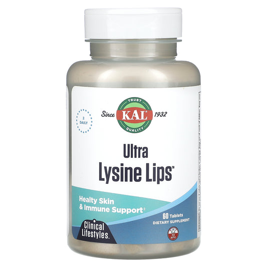 KAL, Ultra Lysine Lips, 60 Tablets