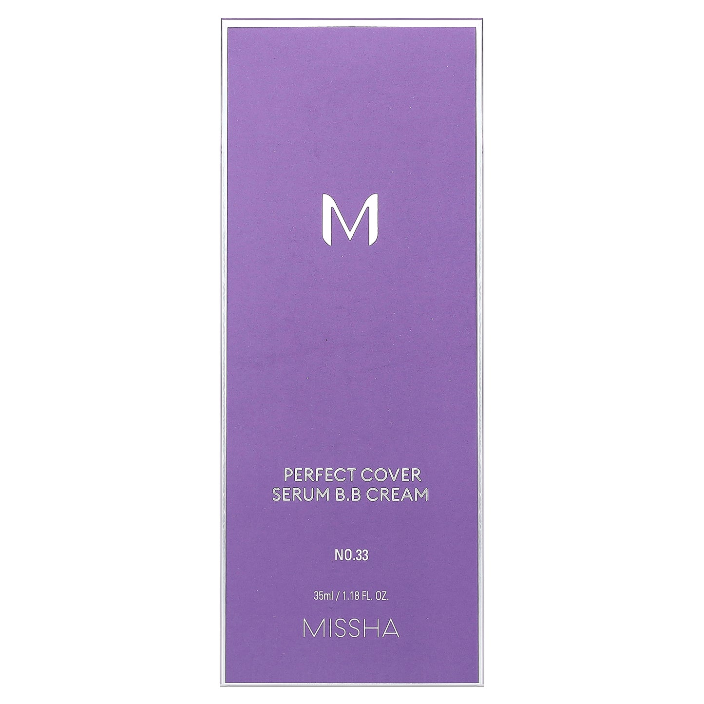 Missha, Perfect Cover Serum B.B Cream, No. 33 Tan, 1.18 fl oz (35 ml)