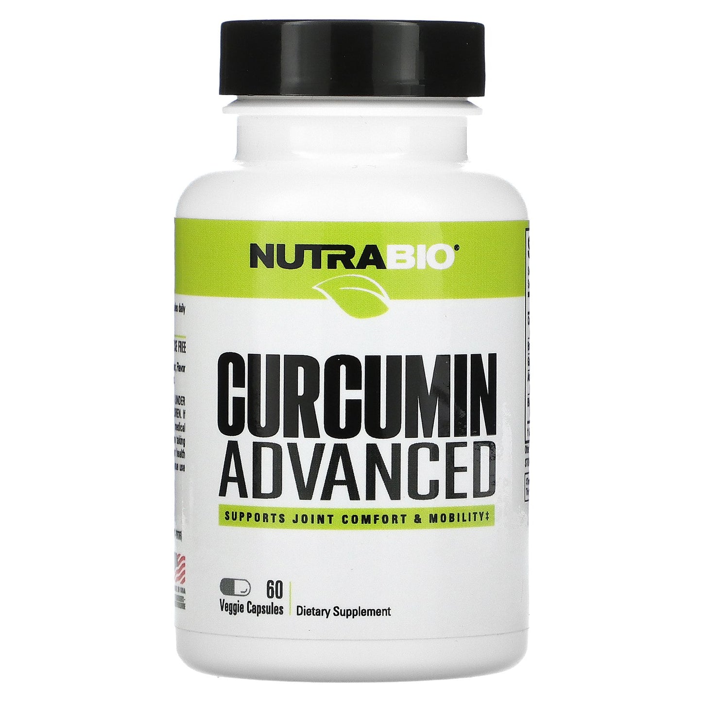 NutraBio, Curcumin Advanced, 60 Veggie Capsules