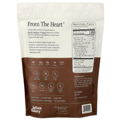 Julian Bakery, ProGranola Clusters, Chocolate, 18.27 oz (518 g)