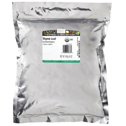 Frontier Co-op, Organic Thyme Leaf, 16 oz (453 g)