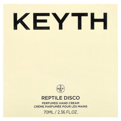 KEYTH, Perfumed Hand Cream, Reptile Disco, 2.36 fl oz (70 ml)