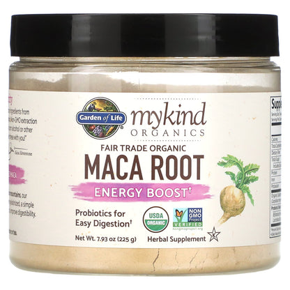 Garden of Life, MyKind Organics, Fair Trade Organic Maca Root, Energy Boost, 7.93 oz (225 g)