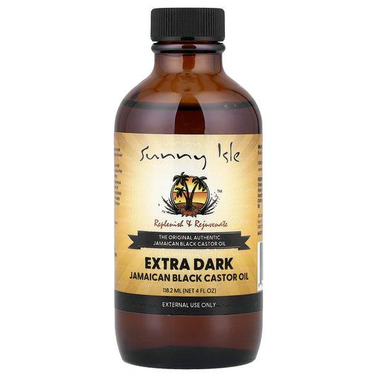 Sunny Isle, Extra Dark Jamaican Black Castor Oil, 4 fl oz (118.2 ml)
