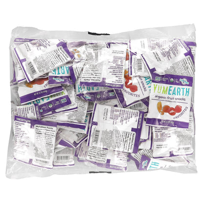 YumEarth, Organic Fruit Snacks, Favorites, 43 Packs, 0.7 oz (19.8 g) Each