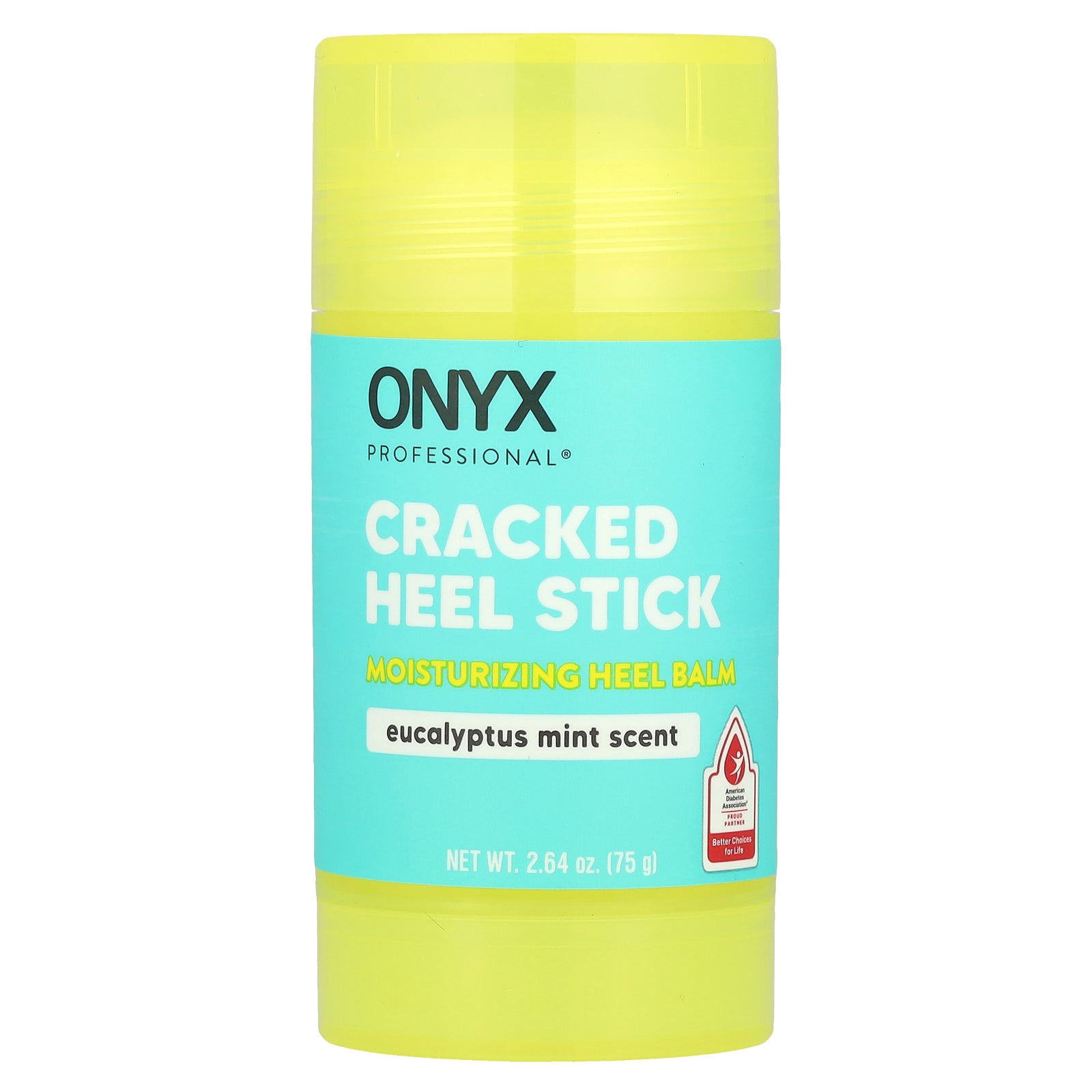 Onyx Professional, Moisturizing Heel Stick, Eucalyptus Mint, 2.64 oz (75 g)
