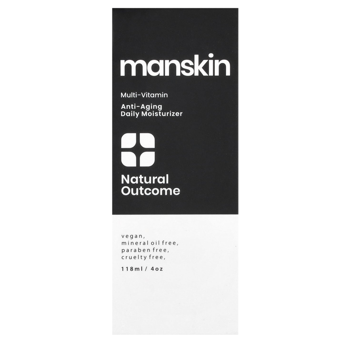 Natural Outcome, Man Skin, Anti-Aging Daily Moisturizer, 4 oz (118 ml)