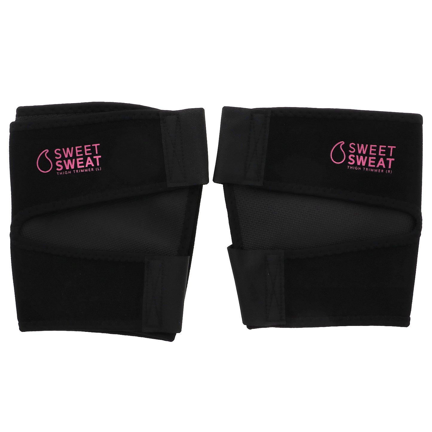 Sports Research, Sweet Sweat®,  Thigh Trimmers, Medium, Black & Pink, 1 Pair