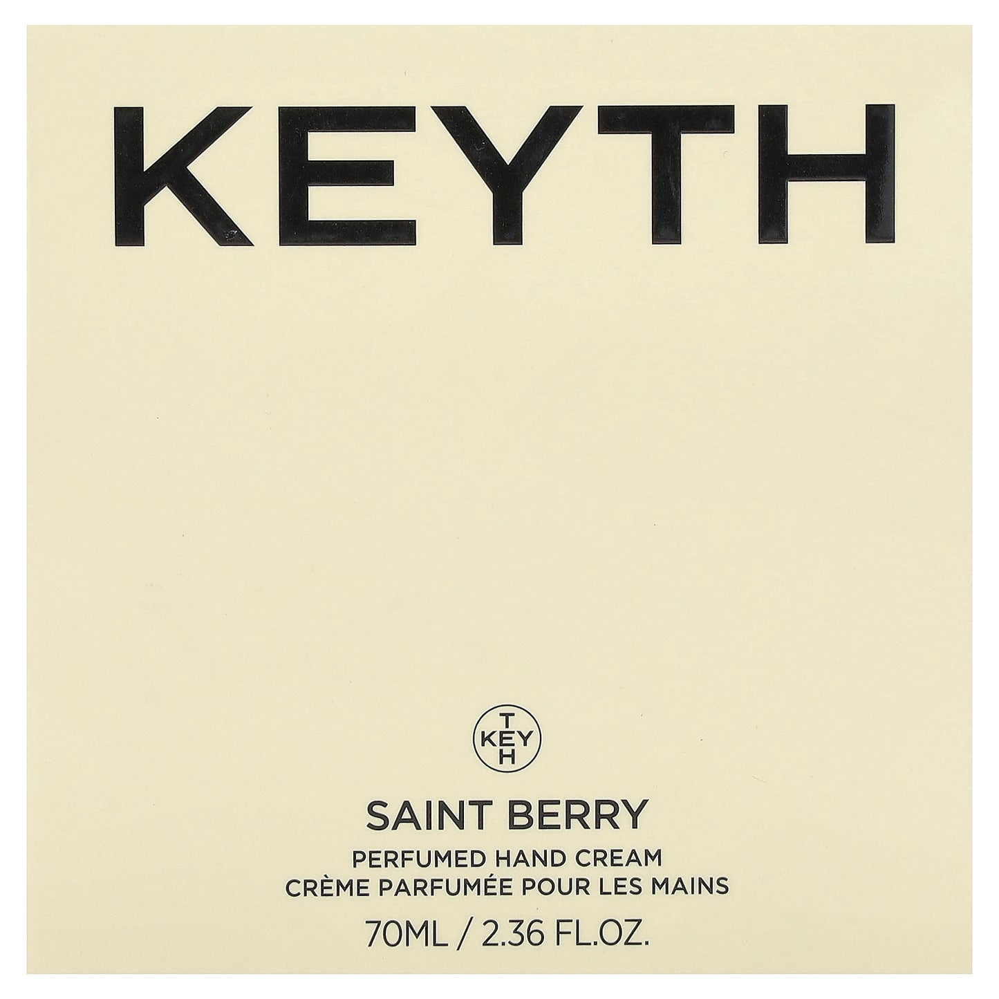 KEYTH, Perfumed Hand Cream, Saint Berry, 2.36 fl oz (70 ml)