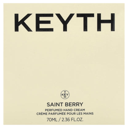 KEYTH, Perfumed Hand Cream, Saint Berry, 2.36 fl oz (70 ml)