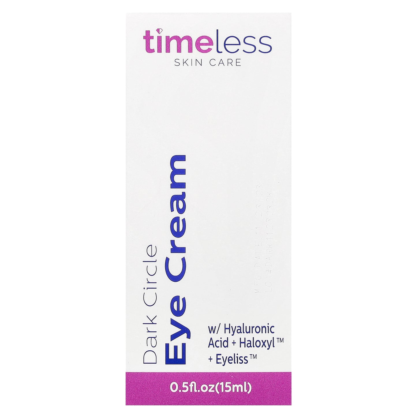 Timeless Skin Care, Dark Circle Eye Cream, 0.5 fl oz (15 ml)