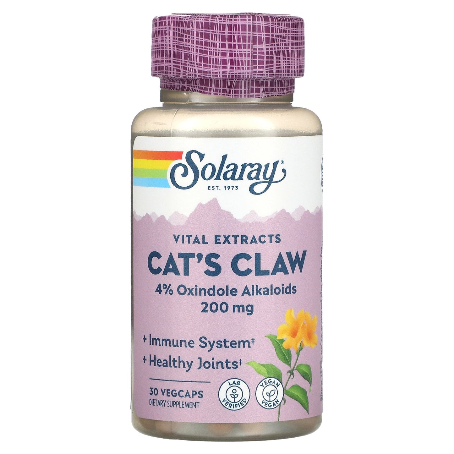 Solaray, Cat's Claw , 200 mg, 30 VegCaps