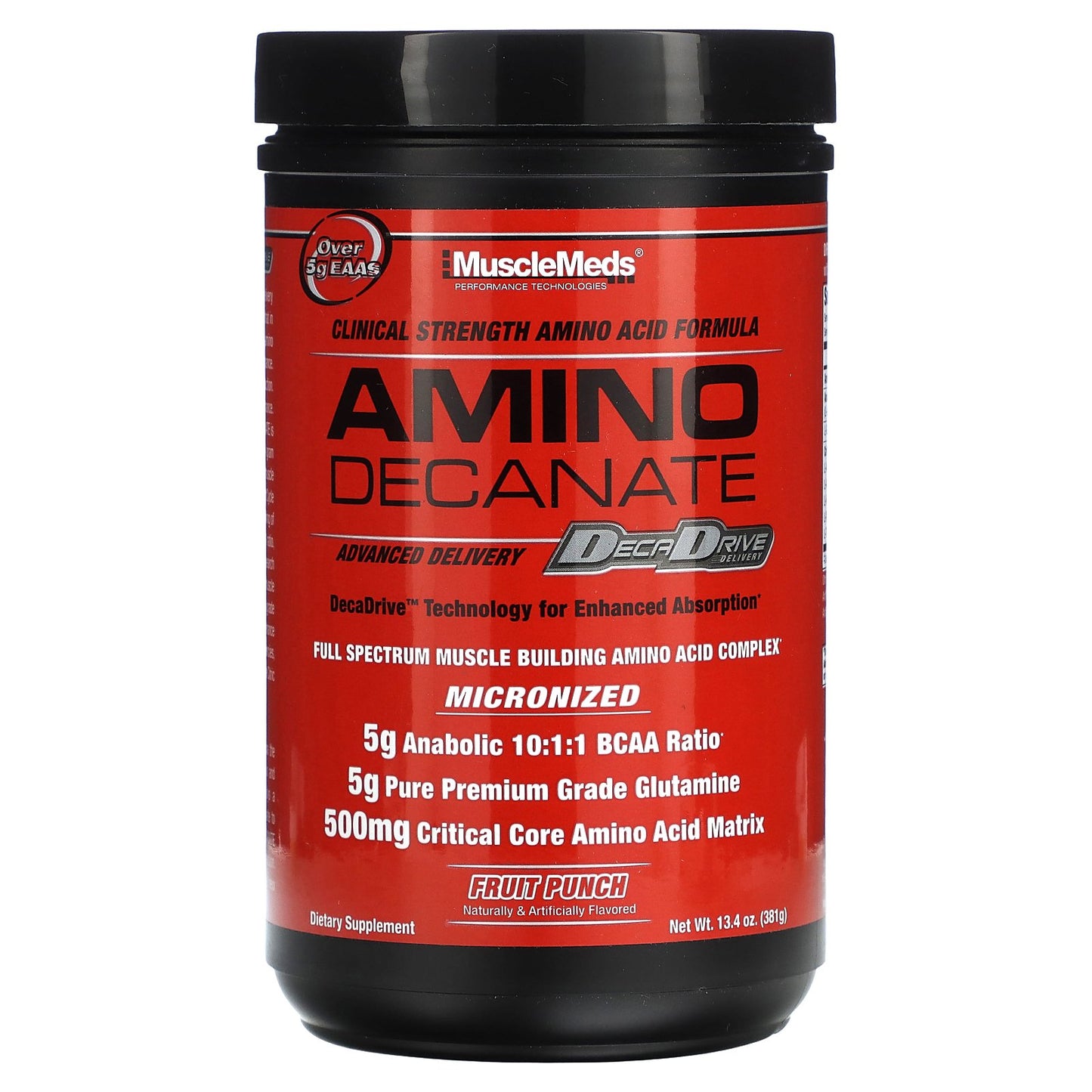 MuscleMeds, Amino Decanate, Fruit Punch, 13.4 oz (381 g)