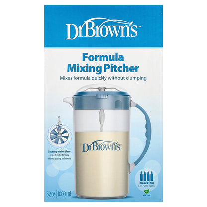 Dr. Brown's, Formula Mixing Pitcher, Blue , 32 oz (1,000 ml)