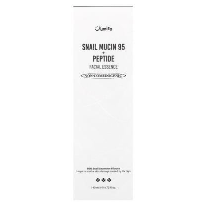 Jumiso, Snail Mucin 95 + Peptide Facial Essence, 4.73 fl oz (140 ml)