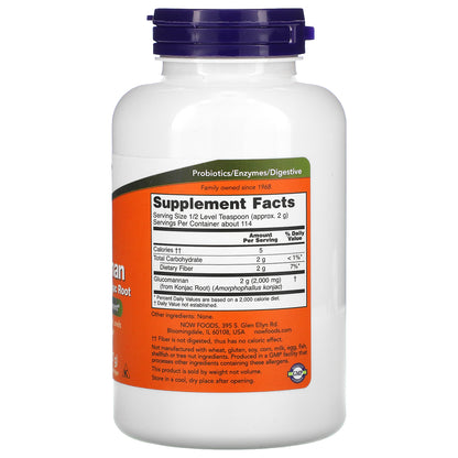 NOW Foods, Glucomannan, Pure Powder, 8 oz (227 g)