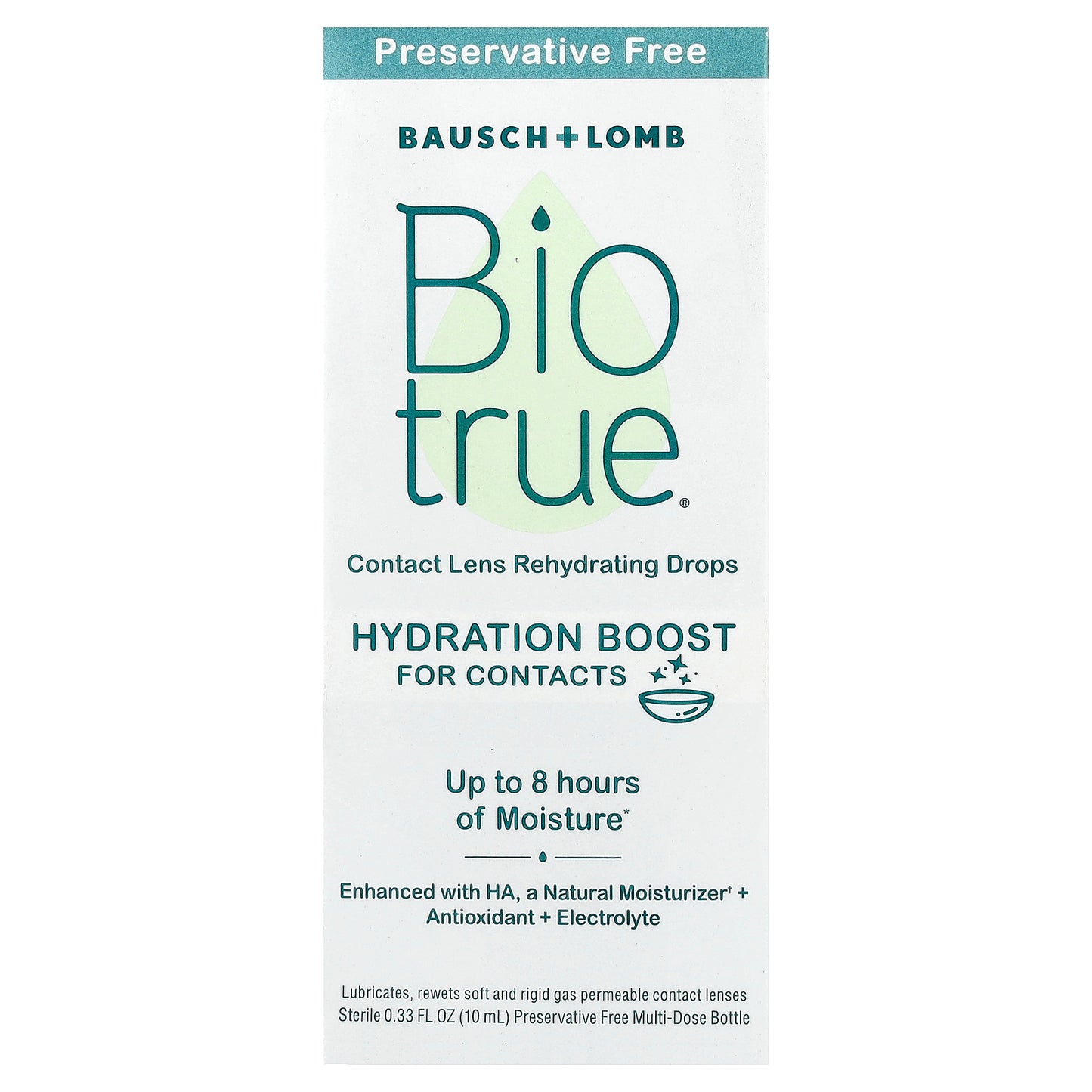 Biotrue, Contact Lens Rehydrating Drops, 0.33 fl oz (10 ml)