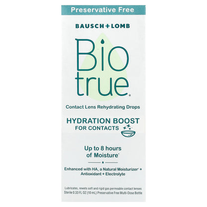 Biotrue, Contact Lens Rehydrating Drops, 0.33 fl oz (10 ml)