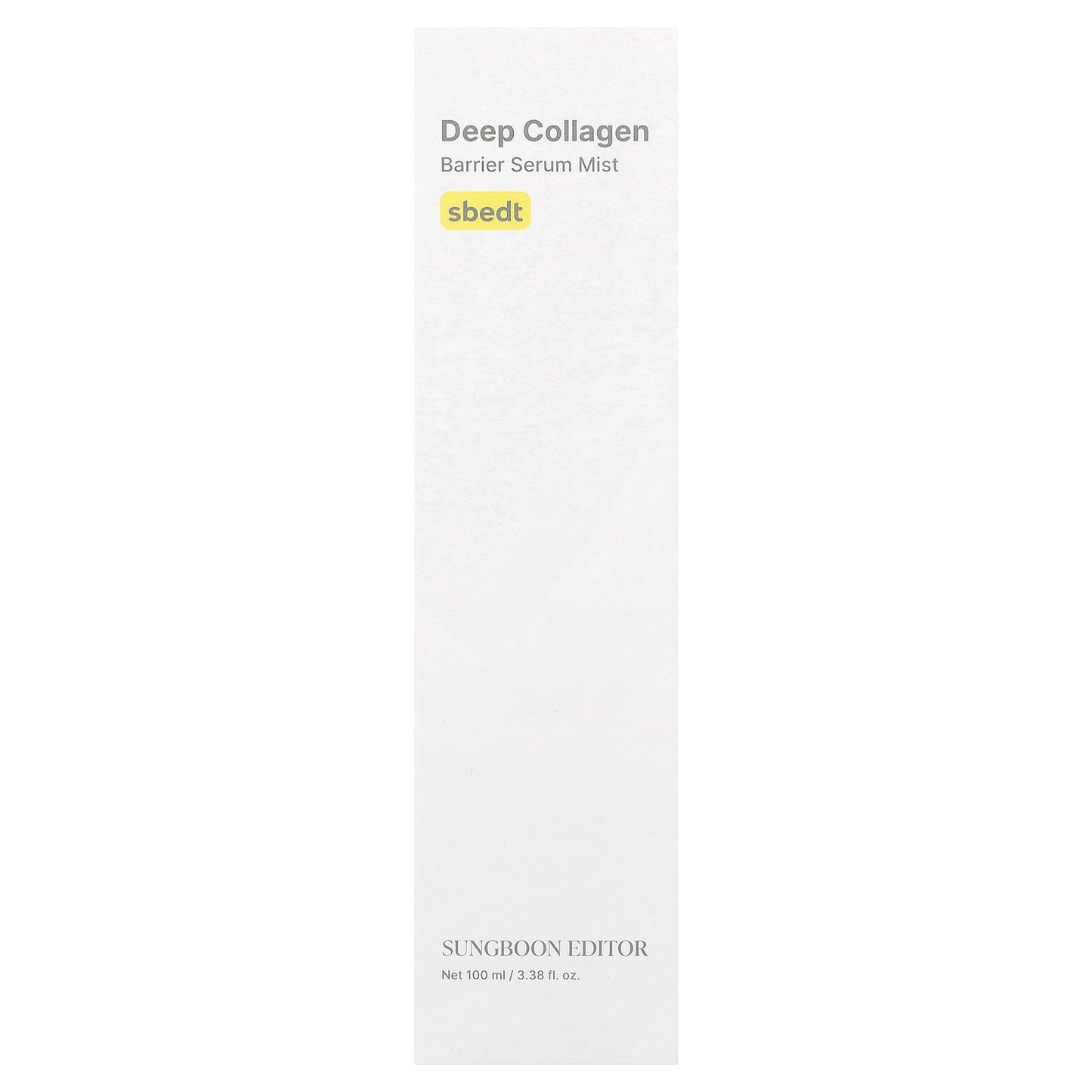 Sungboon Editor, Deep Collagen, Barrier Serum Mist, 3.38 fl oz (100 ml)