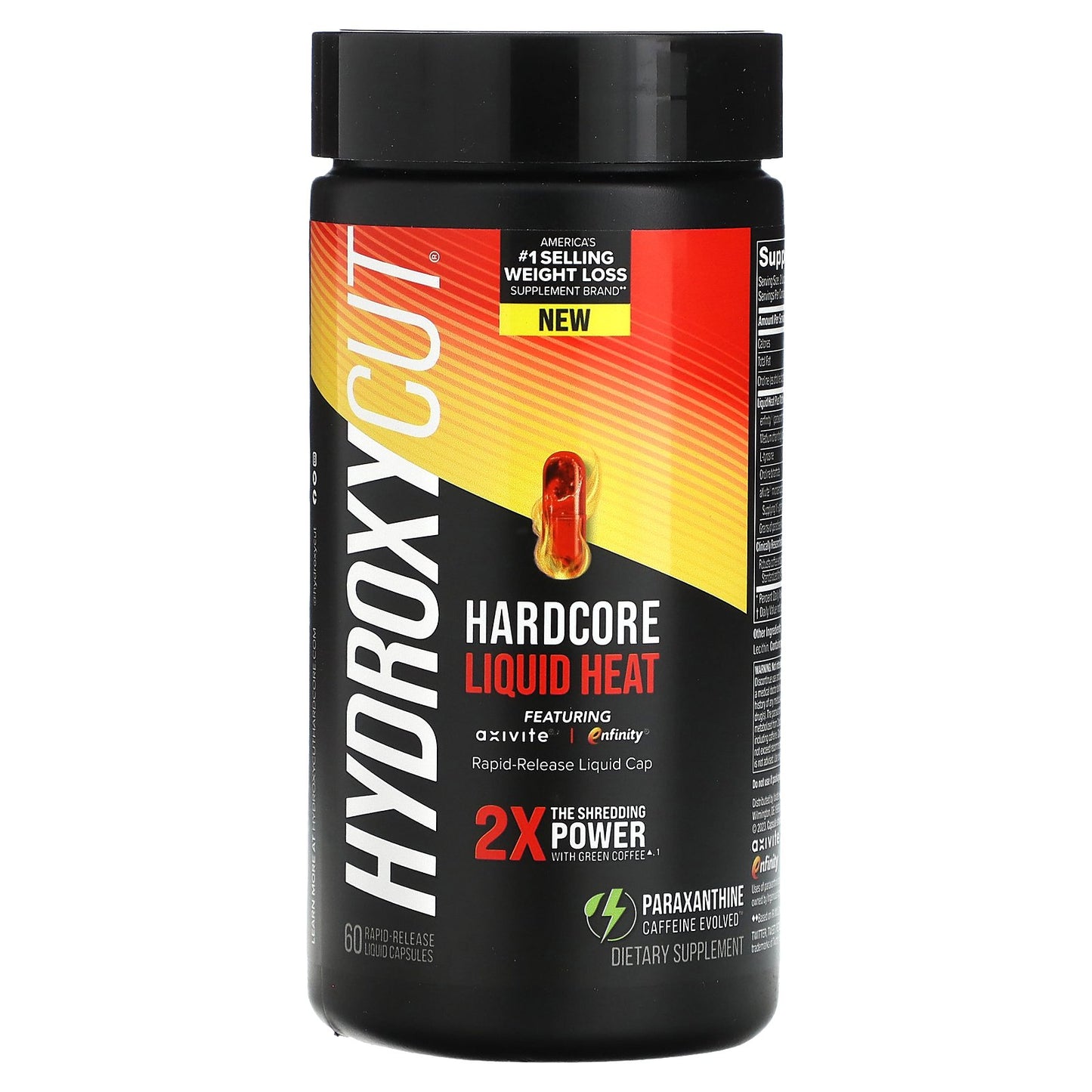 Hydroxycut, Hardcore Liquid Heat , 60 Rapid-Release Liquid Capsules