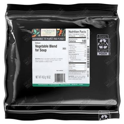 Frontier Co-op, Deluxe Vegetable Blend for Soup, 16 oz (453 g)