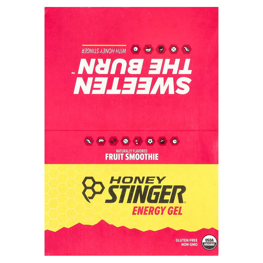 Honey Stinger, Energy Gel, Fruit Smoothie, 24 Packets, 1.1 oz (31 g) Each