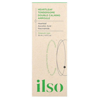 ilso, Heartleaf Tendersome Double Calming Ampoule, 1.01 fl oz (30 ml)