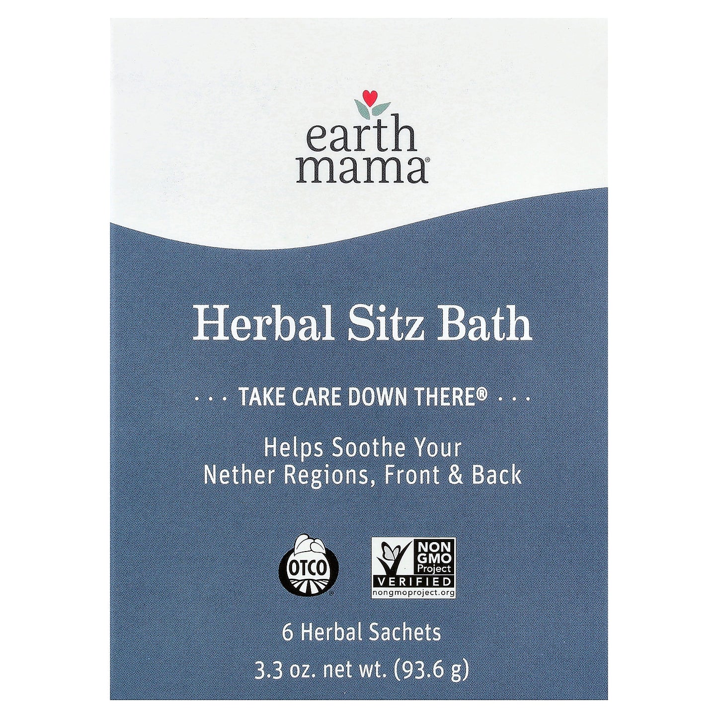 Earth Mama, Herbal Sitz Bath, 6 Herbal Sachets, 3.3 oz (93.6 g)