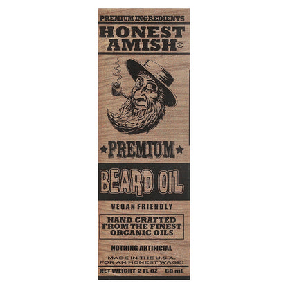 Honest Amish, Premium Beard Oil, 2 fl oz (60 ml)