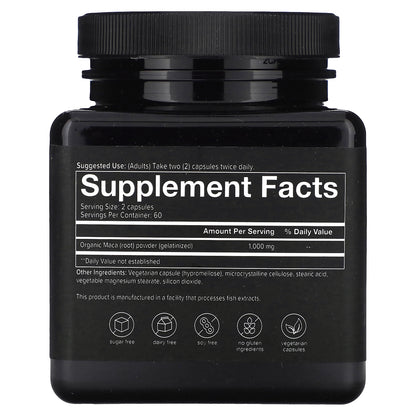 Youtheory, Men, Maca, 120 Veg Caps (500 mg per Capsule)