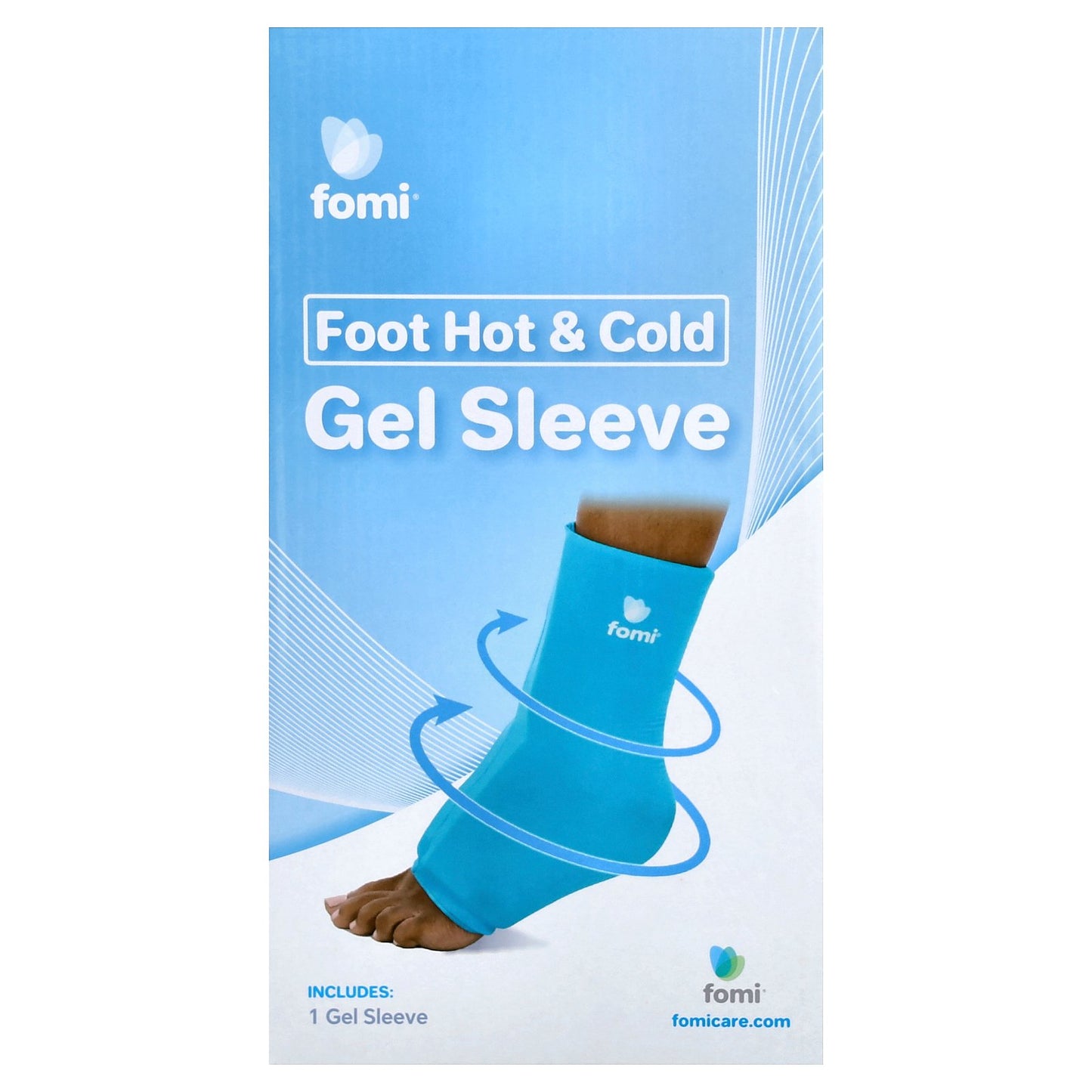 FOMI, Foot Hot & Cold Gel Sleeve, 1 Sleeve