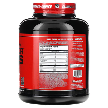 MuscleMeds, Carnivor Mass, Anabolic Beef Protein Gainer, Strawberry, 5.79 lbs (2,698 g)