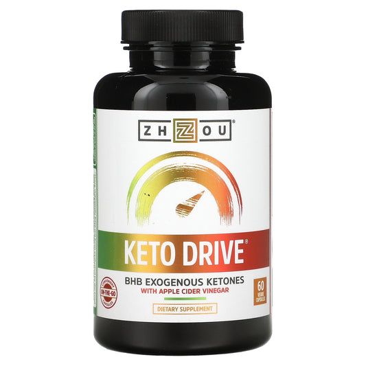 Zhou Nutrition, Keto Drive, With Apple Cider Vinegar, 60 Veggie Capsules