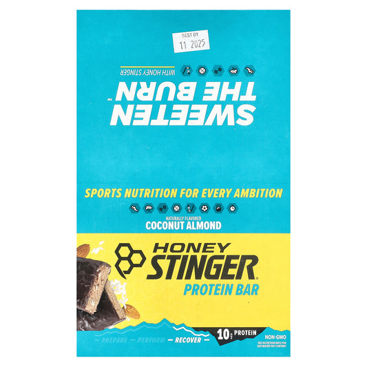 Honey Stinger, Protein Bar, Coconut Almond , 15 Bars, 1.5 oz (42 g) Each