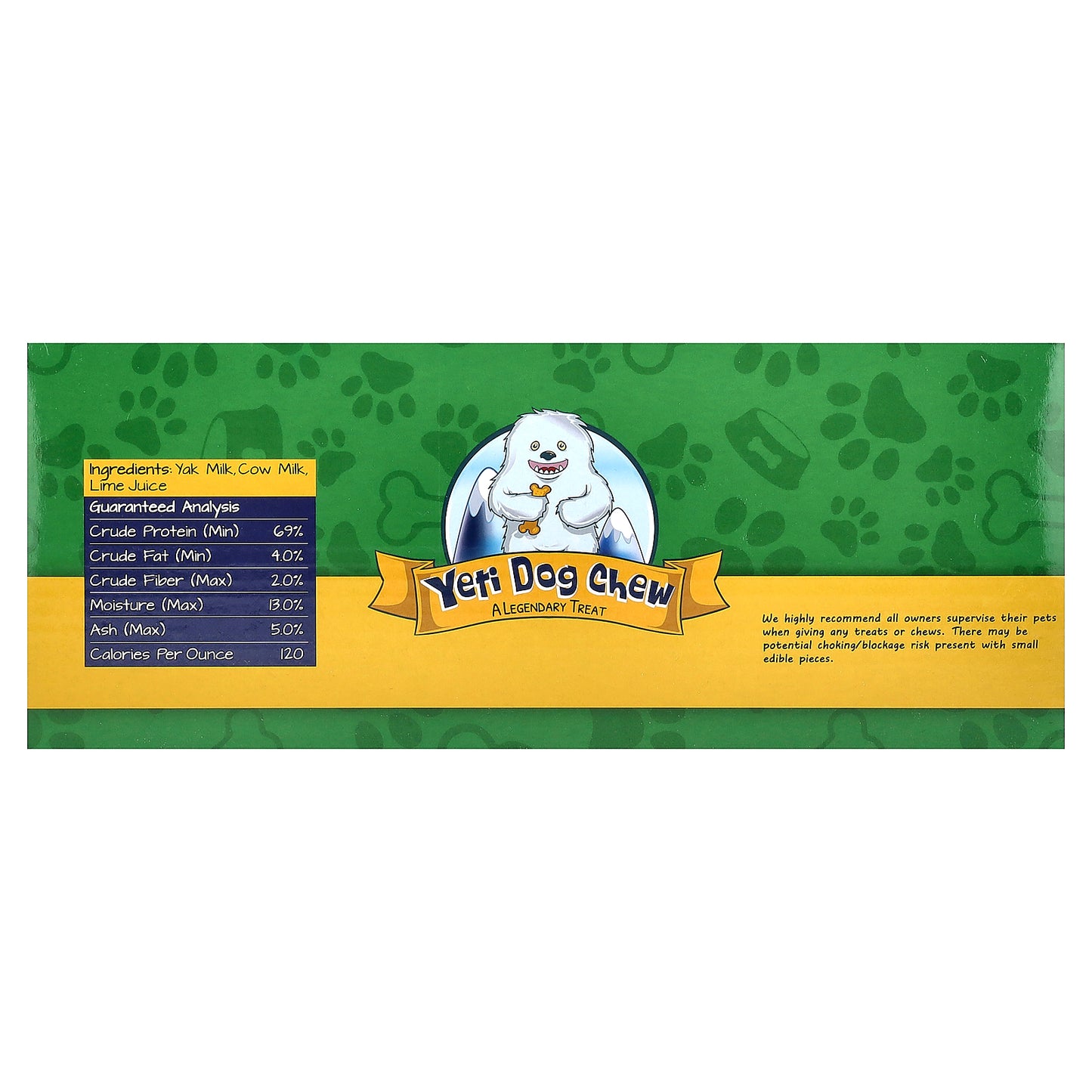 Yeti Dog Chew, Himalayan Yak Cheese, For Dogs, Biscotti, 1.25 lbs