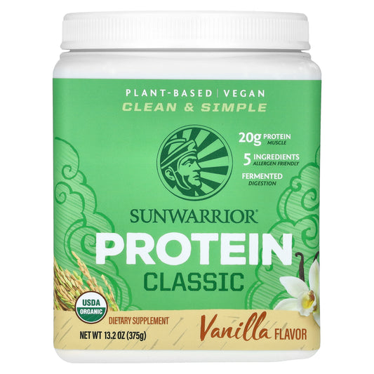 Sunwarrior, Classic Protein, Vanilla, 13.2 oz (375 g)