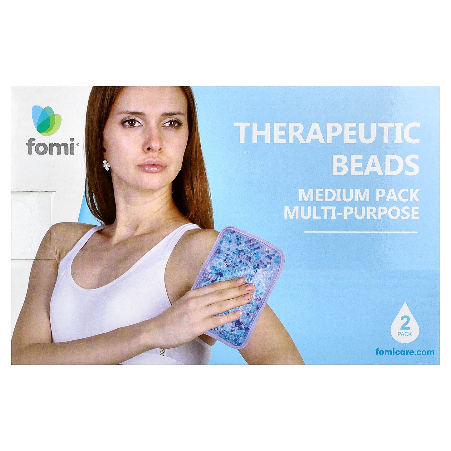 FOMI, Therapeutic Beads, Medium Pack, Lavender, 2 Pack