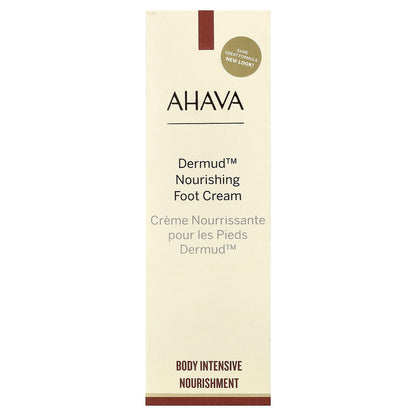 AHAVA North America, Dermud™ Nourishing Foot Cream, 3.4 fl oz (100 ml)